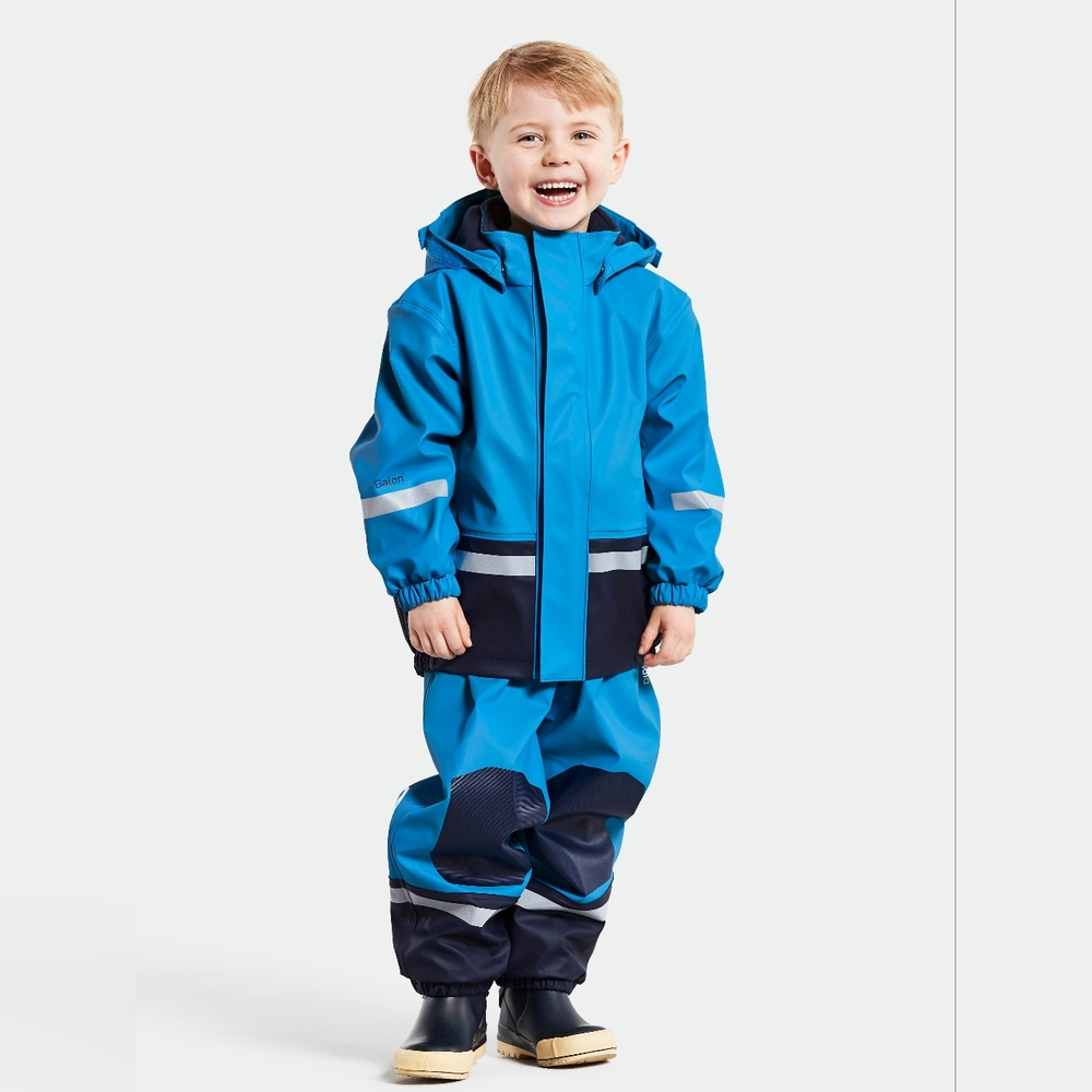 RARE Didriksons | Malibu Blue Stormman Rain Set